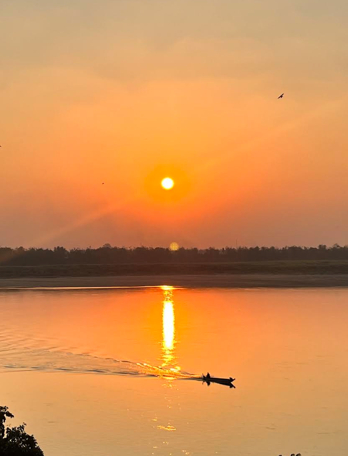 sunset mekong river beautiful.png