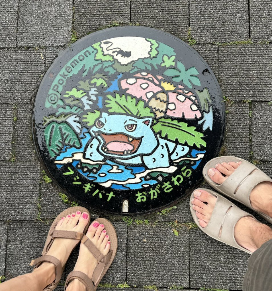 where to find pokemon manhole covers japan