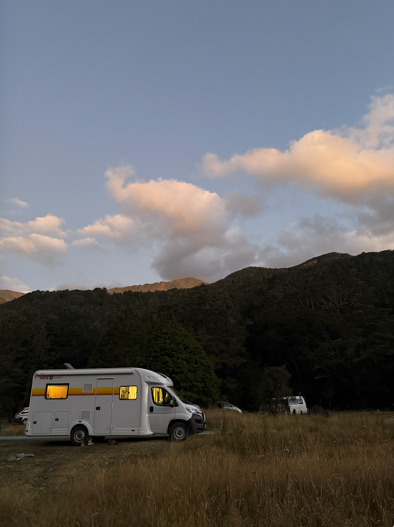 Camping in Fiordland National Park New Zealand