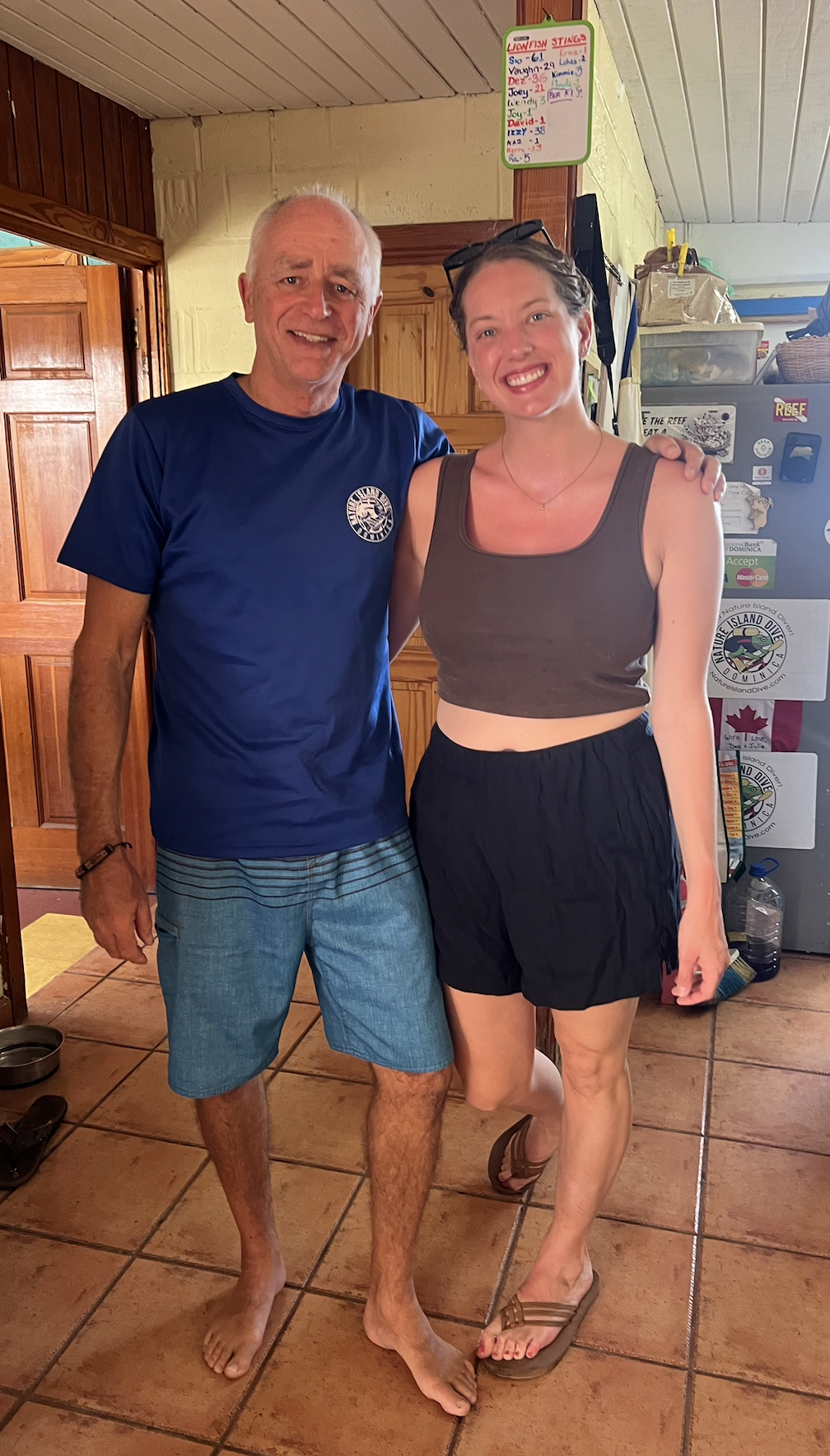 nature island divers dive master Dominica